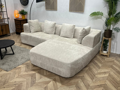 !Showroommodel! Witte Cremona Stoffen Hoekzetel