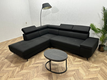 !Showroommodel! Zwart Hoekzetel ~ Verstelbare Hoofdsteunen