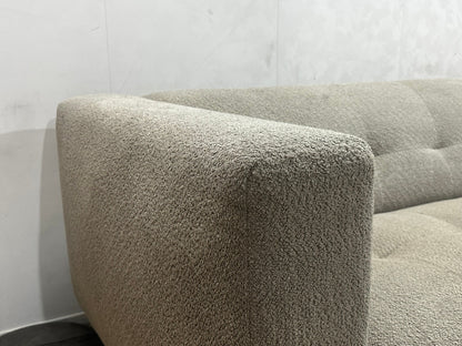 BySidde Beige/Grijze Bouclé Stoffen Hoekzetel ~