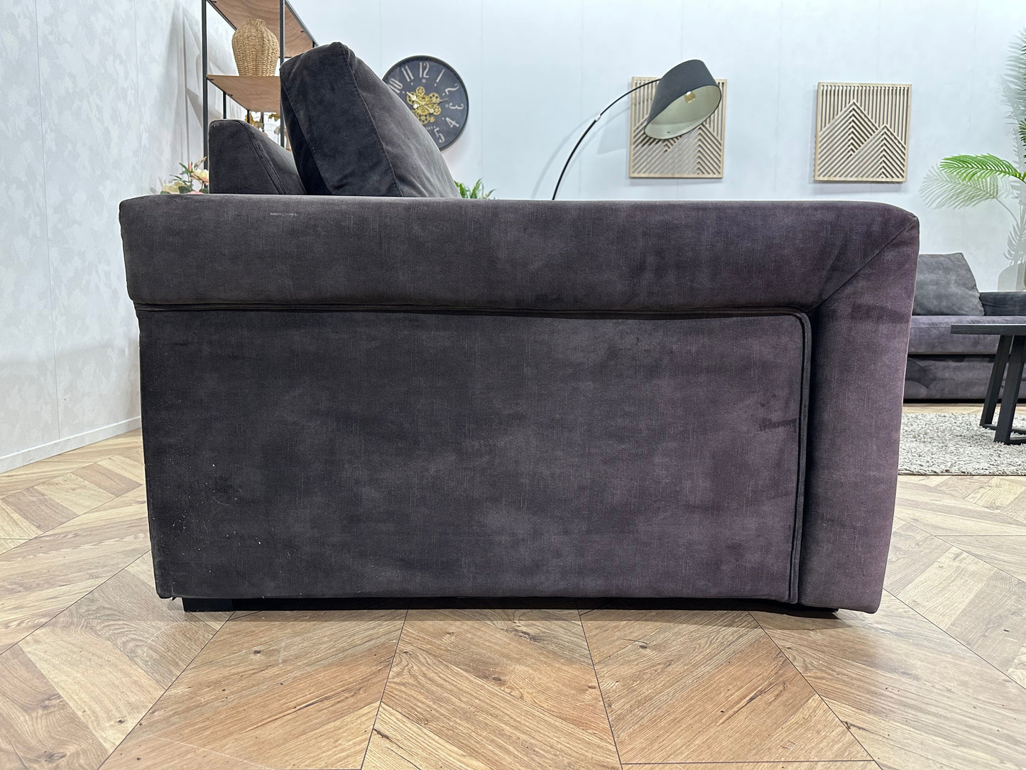 Antraciet Velvet Zetels Set ~ Losse Kussens