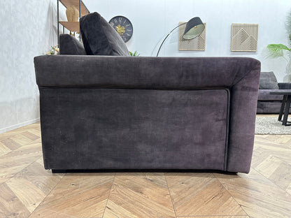 Antraciet Velvet Zetels Set ~ Losse Kussens
