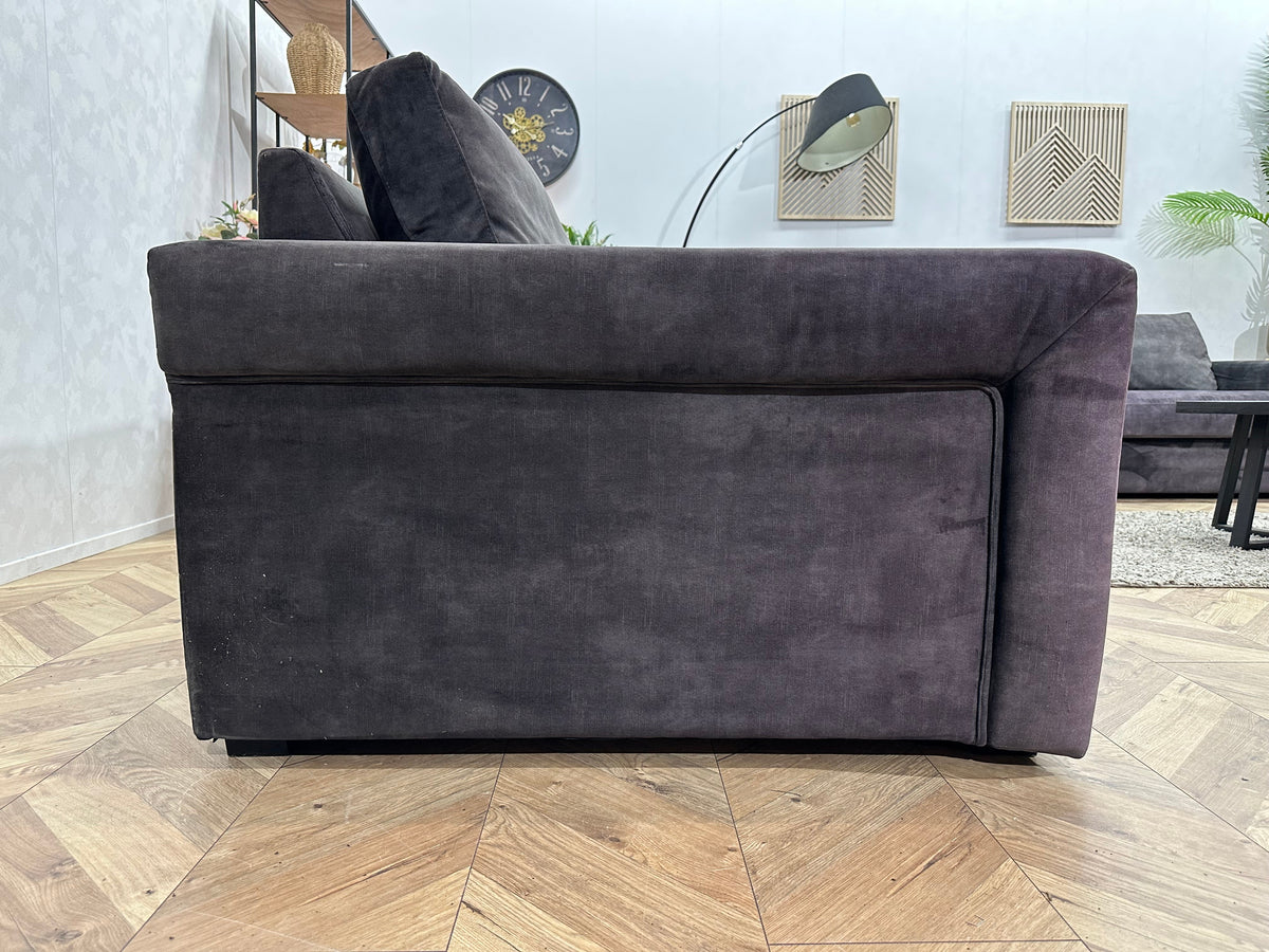 Antraciet Velvet Zetels Set ~ Losse Kussens