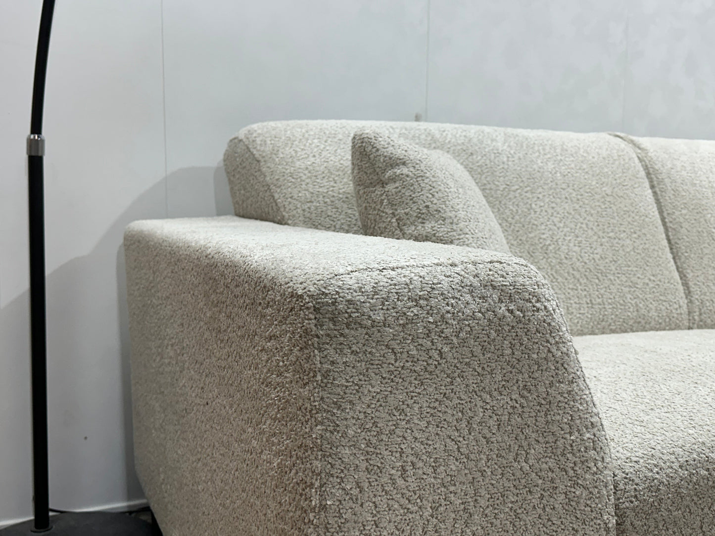 !Showroommodel! Crème Boucle Hoekzetel