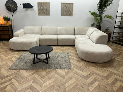 !Showroommodel! Crème Cremona Stoffen U Zetel