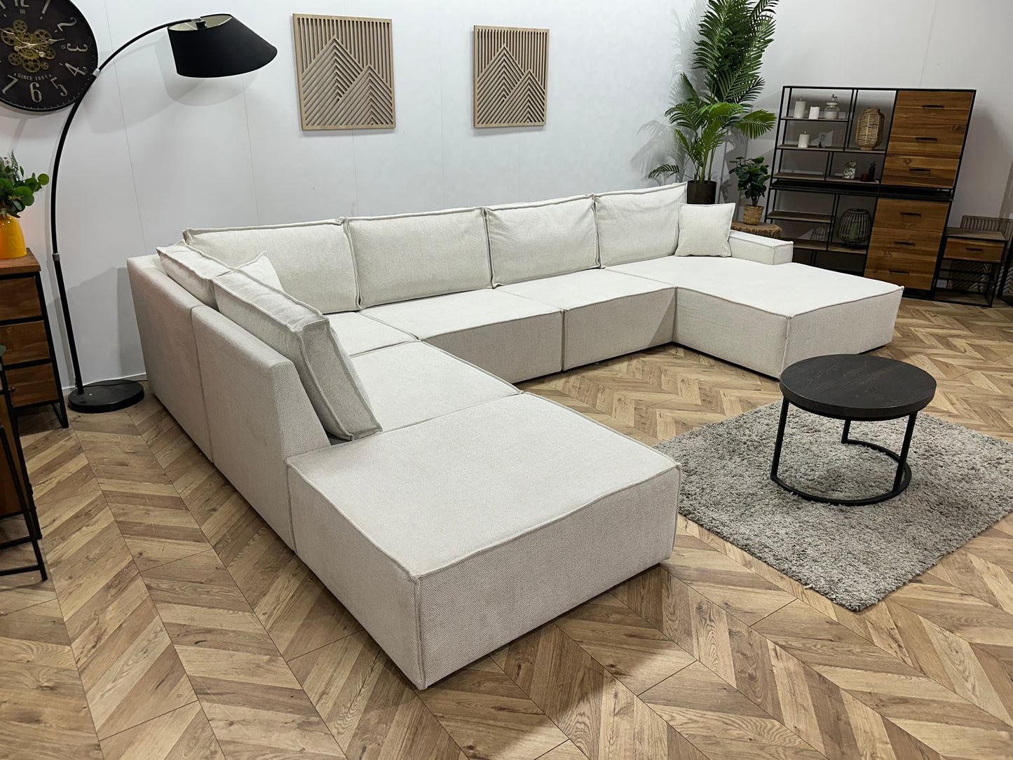 !Showroommodel! Crème Stoffen U Zetel
