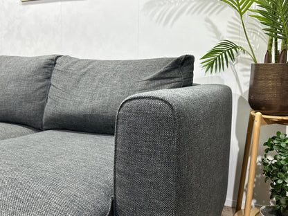 Antraciet U Zetel ~ Losse Kussens Met Afneembare Hoezen