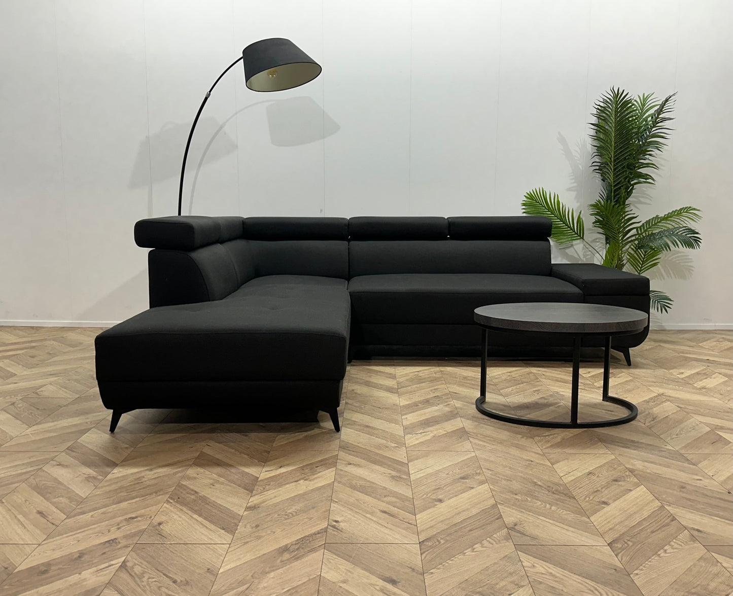 !Showroommodel! Zwart Hoekzetel ~ Verstelbare Hoofdsteunen
