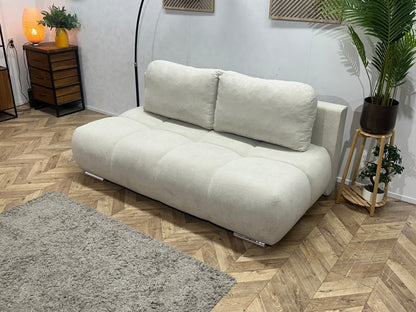 !Showroommodel! Witte Velvet 2.5-Zits Zetel