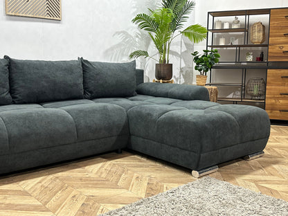 !Showroommodel! Antraciet Velvet U Zetel