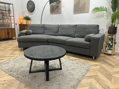 Antraciet Design Hoekzetel ~ Losse Kussens Met Afneembare Hoezen