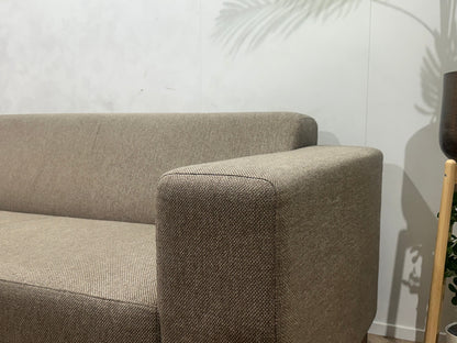 Goossens Beige Hoekzetel ~ Vaste Kussens