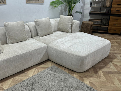 !Showroommodel! Witte Cremona Stoffen Hoekzetel
