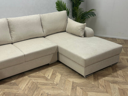 !Showroommodel! Crème Suède Stoffen U Zetel
