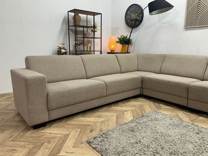 Beige Ruime U Zetel ~ Vaste Kussens