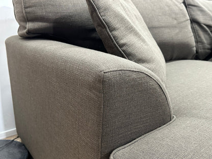 Bruine Hoekzetel Inc Hocker ~ Losse Kussens Met Afneembare Hoezen