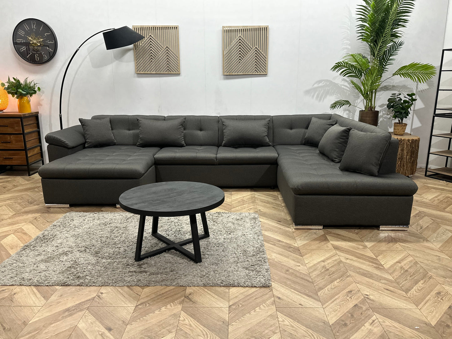 !Showroommodel! Antraciet U Zetel