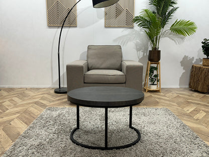 Trendhoppper Licht Grijze Fauteuil ~ Losse Kussens Met Afneembare Hoezen