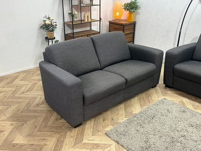 Antraciet Zetels Set ~ Vaste Kussens