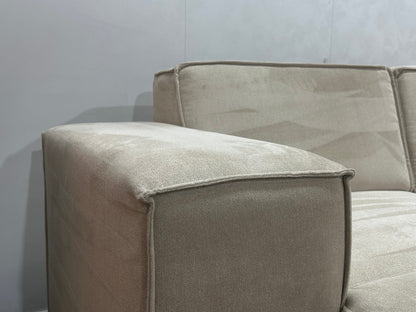 !Showroommodel! Crème Suède Stoffen U Zetel