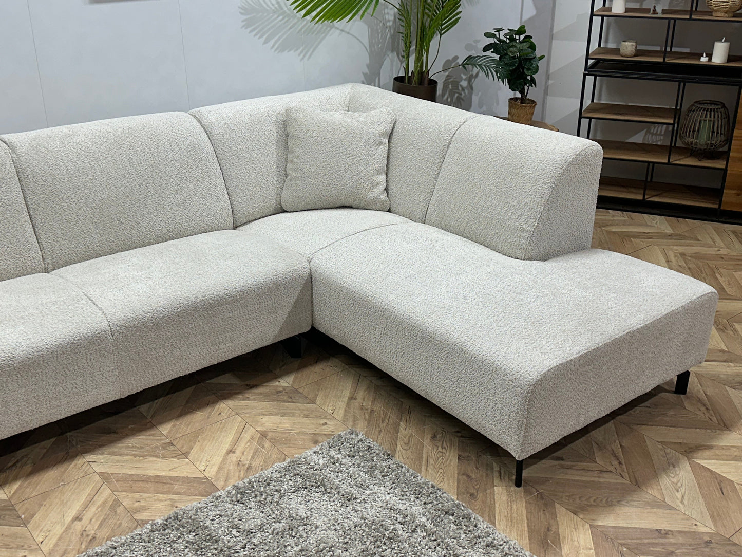 !Showroommodel! Crème Boucle Hoekzetel
