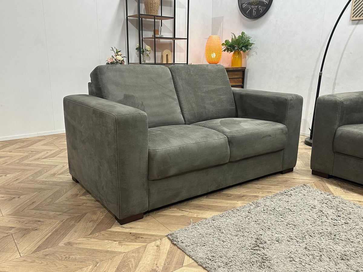 Antraciet Suède Stoffen Zetels Set ~ Nieuwstaat