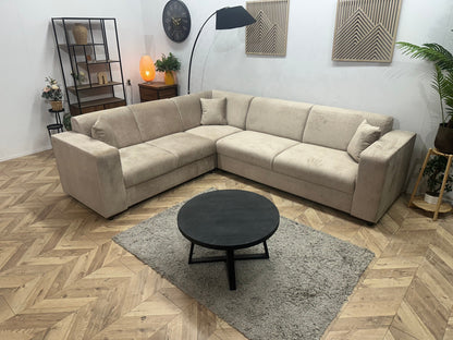 !Showroommodel! Crème Velvet Hoekzetel