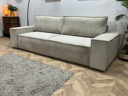 !Showroommodel! Witte 2.5-Zits Zetel ~ Slaapfunctie