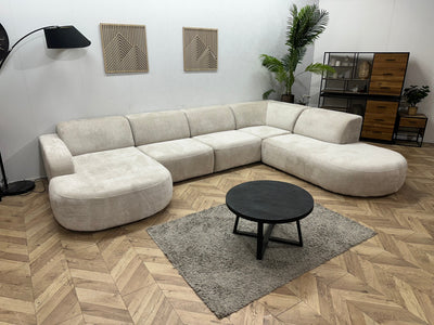 !Showroommodel! Crème Cremona Stoffen U Zetel