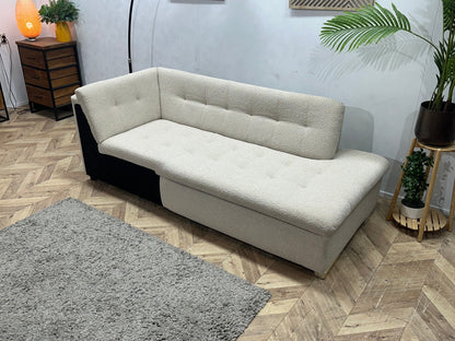 Crème Bouclé Stoffen Design Zetel ~ Vaste Kussens