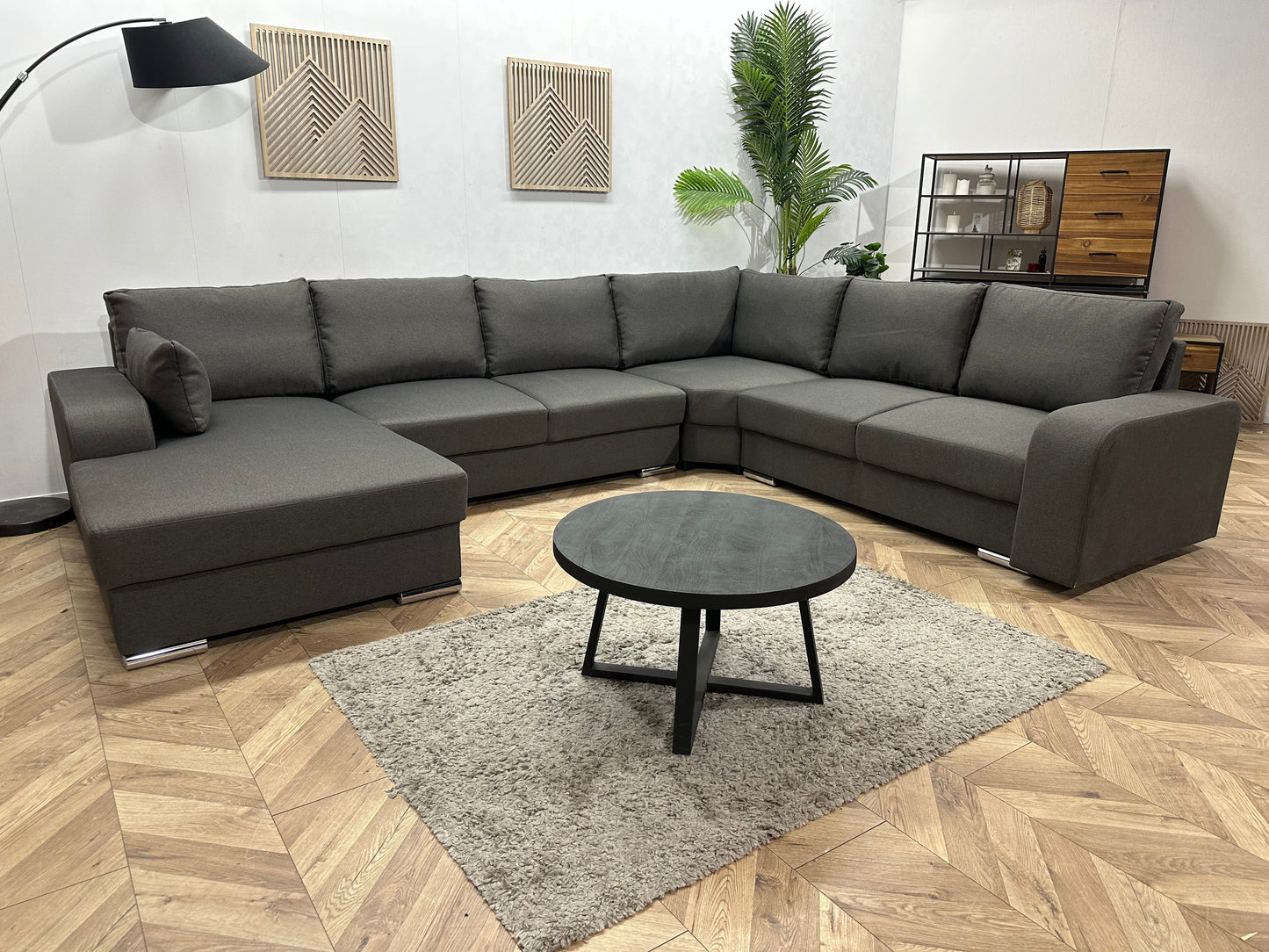 !Showroommodel! Antraciet U Zetel