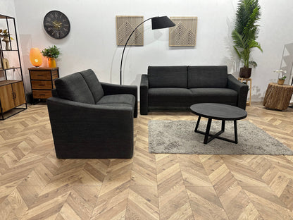Antraciet Zetels Set ~ Vaste Kussens