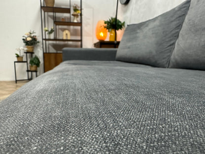 Room108 Grijze Ruime Velvet Hoekzetel ~ Nieuwstaat