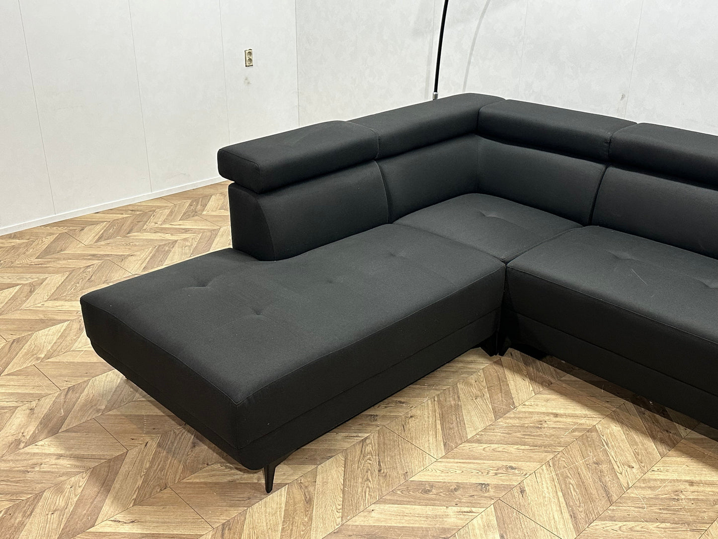 !Showroommodel! Zwart Hoekzetel ~ Verstelbare Hoofdsteunen