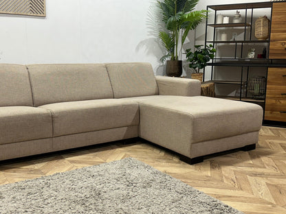 Beige Ruime U Zetel ~ Vaste Kussens