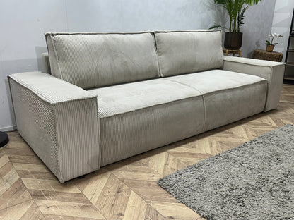!Showroommodel! Witte 2.5-Zits Zetel ~ Slaapfunctie