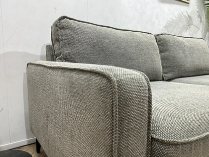 Grijze 2.5-Zits Zetel Inc Tafel ~ Losse Kussens Met Afneembare Hoezen