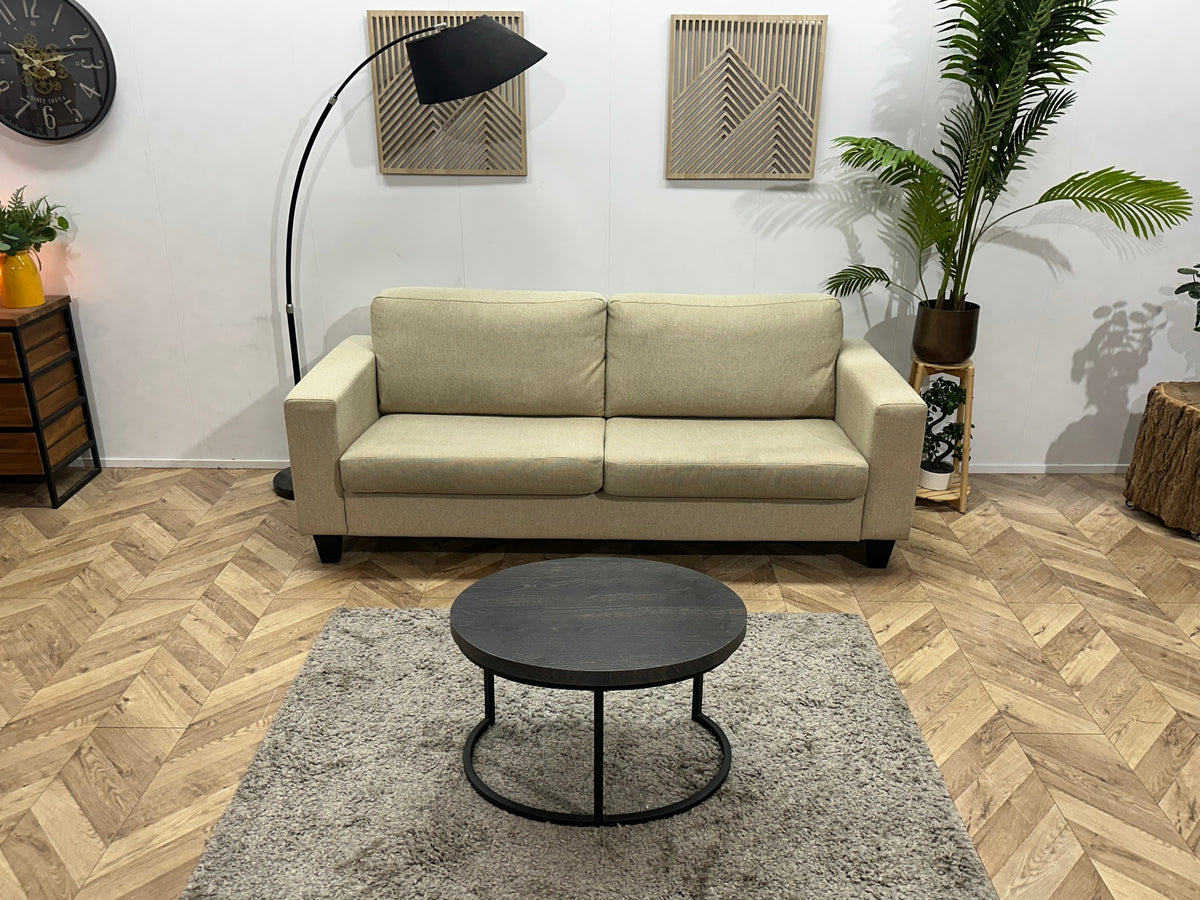 Trendhopper Beige 2.5-Zits Zetel ~ Losse Kussens Met Afneembare Hoezen