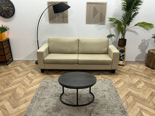 Trendhopper Beige 2.5-Zits Zetel ~ Losse Kussens Met Afneembare Hoezen