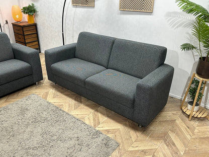 Antraciet Zetels Set ~ Vaste Kussens
