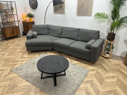 Antraciet Design Hoekzetel ~ Losse Kussens Met Afneembare Hoezen