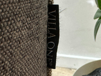 Villa One Grijze 3-Zits Zetel ~ Losse Kussens Met Afneembare Hoezen
