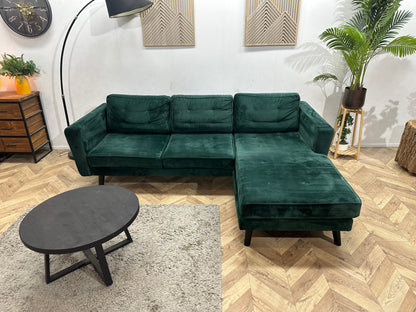 Groene Velvet Hoekzetel ~ Inruilvoordeel