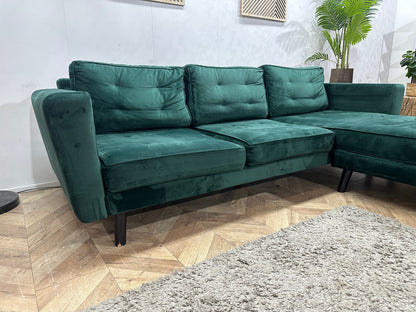 Groene Velvet Hoekzetel ~ Inruilvoordeel
