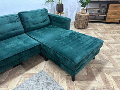 Groene Velvet Hoekzetel ~ Inruilvoordeel